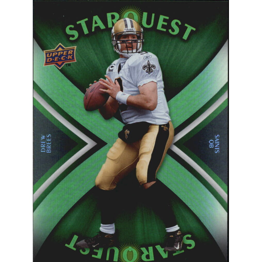 2008 Upper Deck StarQuest Rainbow Green #SQ10 Drew Brees