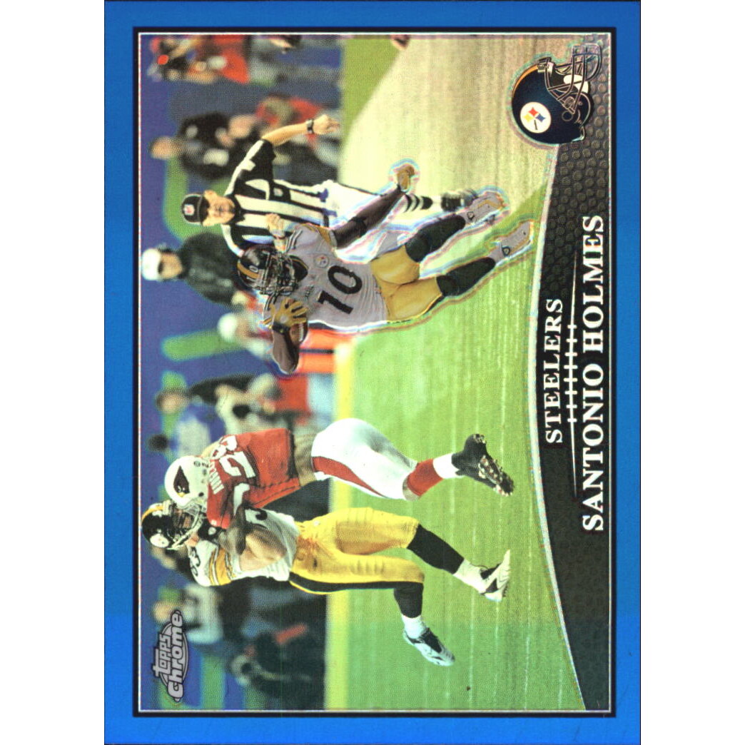 2009 Topps Chrome Blue Refractors #TC4 Santonio Holmes
