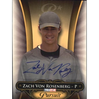 2010 TRISTAR Pursuit Autographs #36 Zach Von Rosenberg