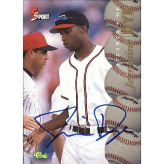 1995 Classic Five Sport Autographs #99 Jermaine Dye