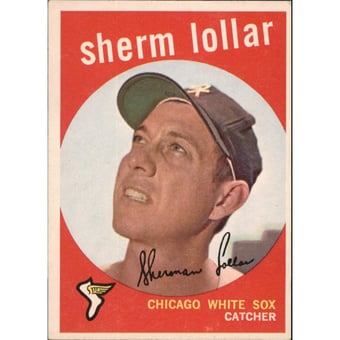 1959 Topps #385 Sherm Lollar