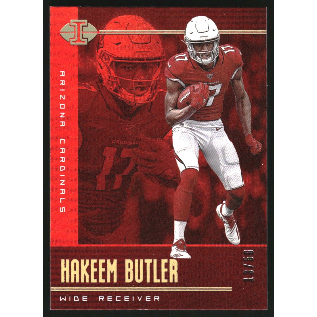 2019 Panini Illusions Trophy Collection Red #100 Hakeem Butler