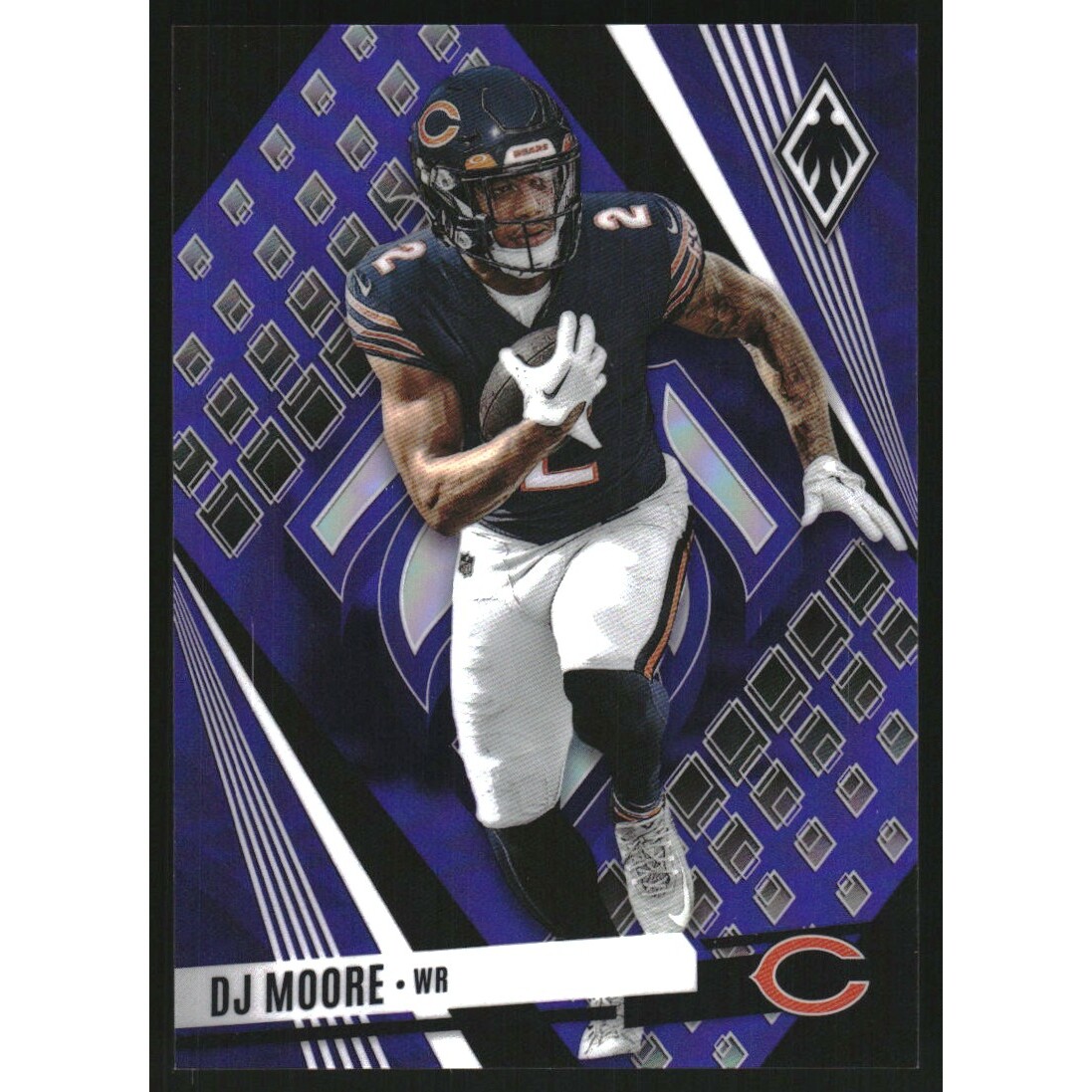 2023 Panini Phoenix Purple #63 D.J. Moore