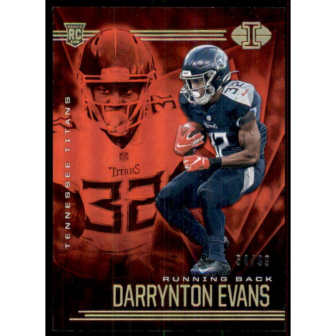 2020 Panini Illusions Red #39 Darrynton Evans