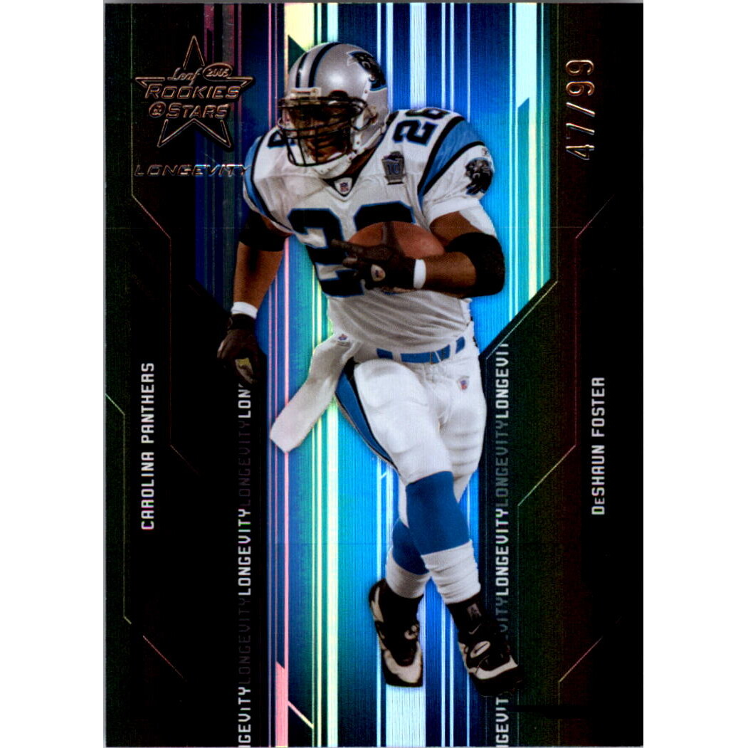 2005 Leaf Rookies and Stars Longevity Black #14 DeShaun Foster