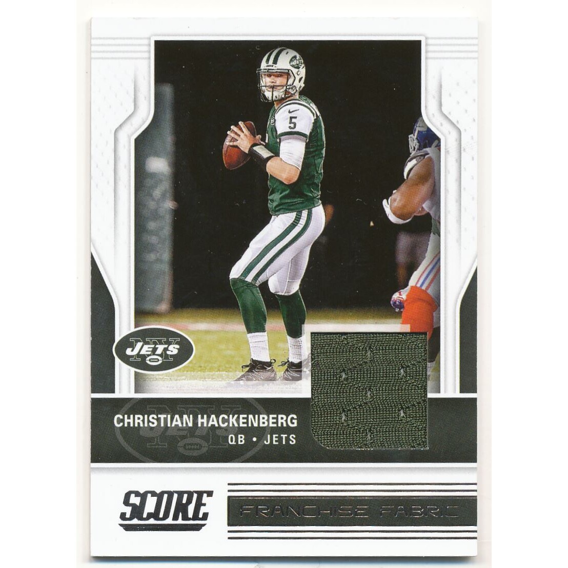 2017 Score Franchise Fabric #17 Christian Hackenberg