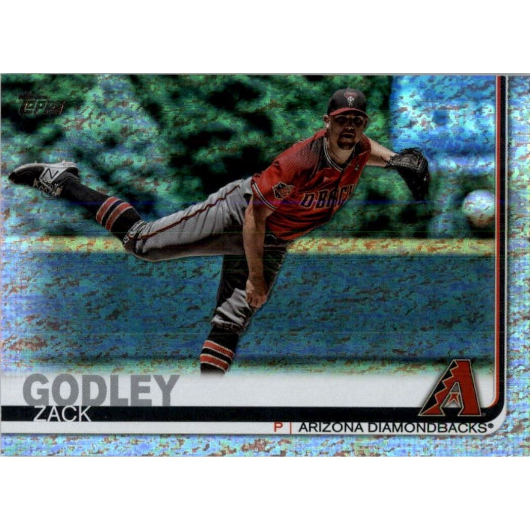 2019 Topps Factory Set Sparkle Foil #59 Zack Godley. rookie card picture