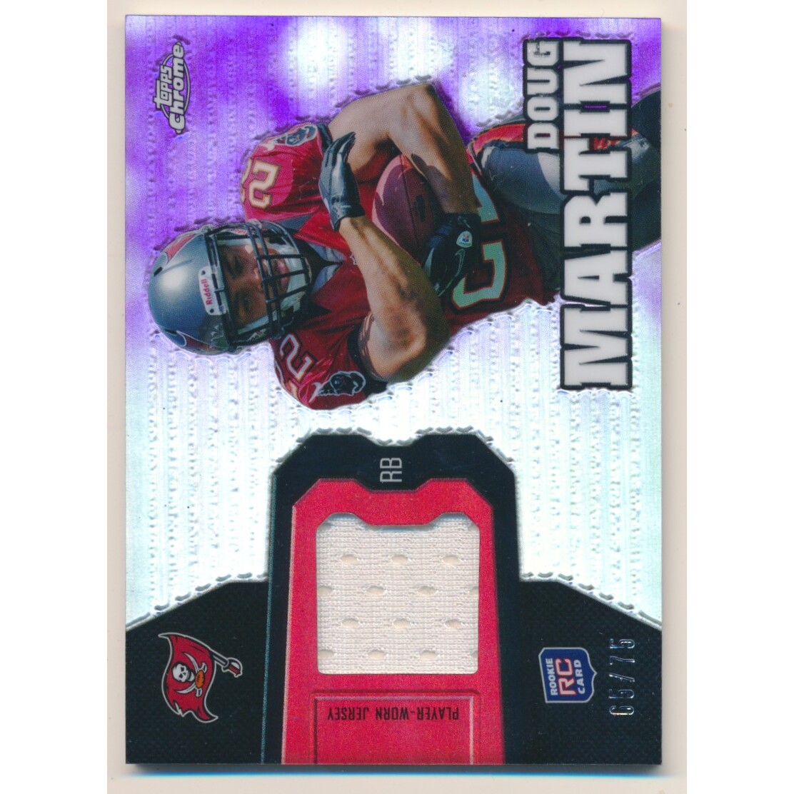 2012 Topps Chrome Rookie Relics Purple Refractors #RR9 Doug Martin