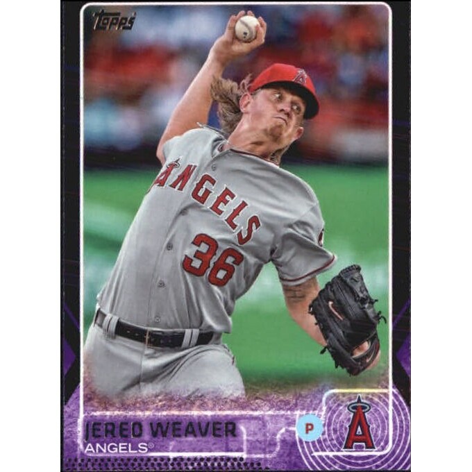 2015 Topps Toys R Us Purple Border #213 Jered Weaver