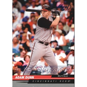 2005 Leaf Press Proofs Blue #53 Adam Dunn