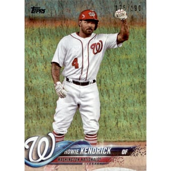 2018 Topps Factory Set Foilboard #83 Howie Kendrick