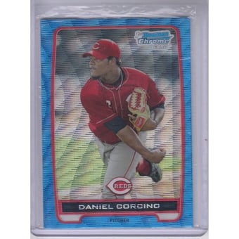 2012 Bowman Chrome Prospects Blue Wave Refractors #BCP59 Daniel Corcino
