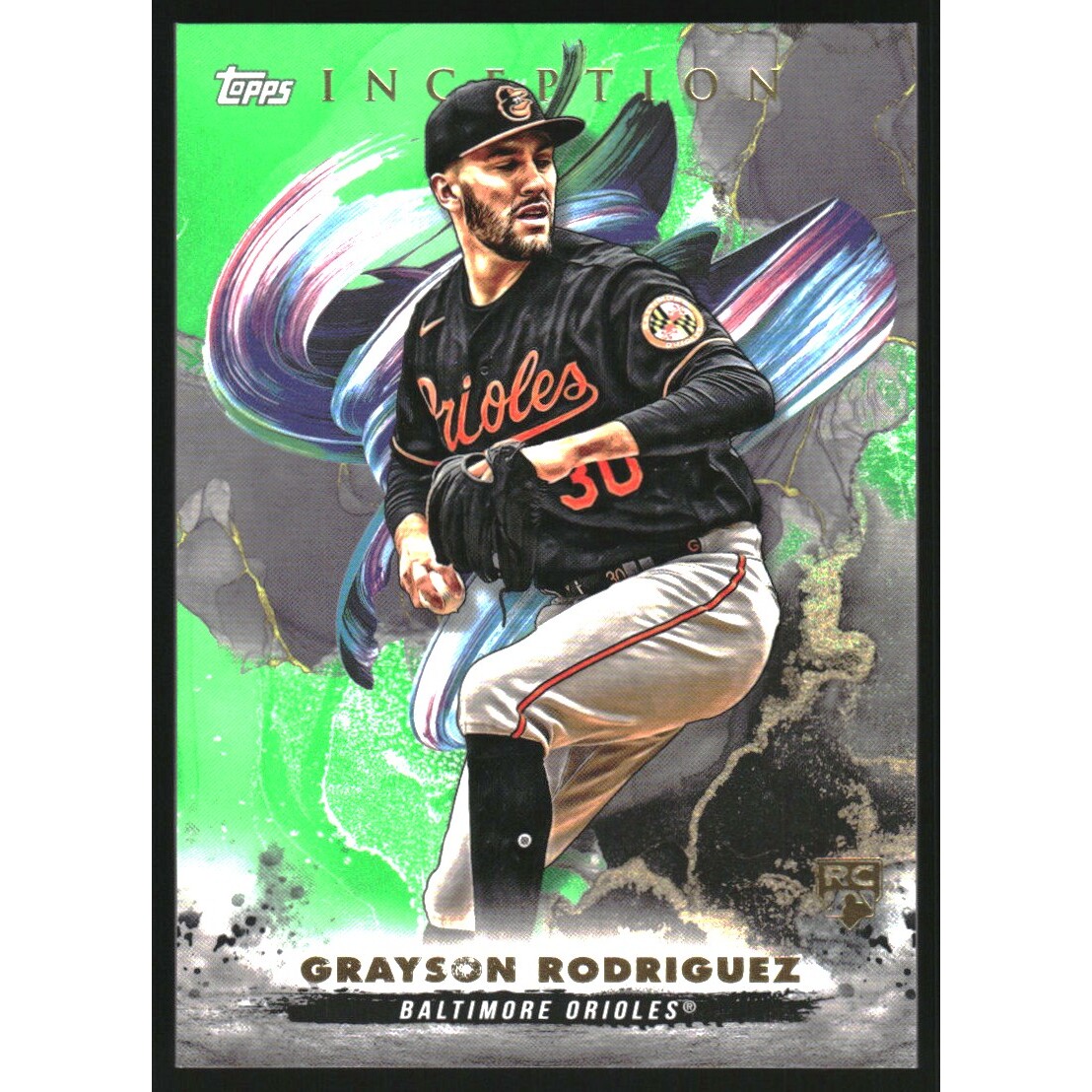 2023 Topps Inception Green #103 Grayson Rodriguez