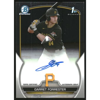 2023 Bowman Chrome Draft Autographs #CDAGF Garret Forrester