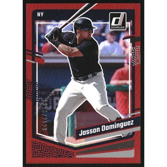 2023 Donruss Holo Red #109 Jasson Dominguez