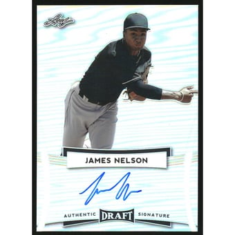 2017 Leaf Metal Draft #BAJN1 James Nelson