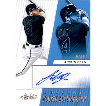 2019 Absolute Rookie Autographs #14 Austin Dean