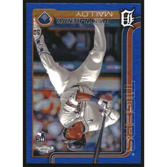 2025 Topps Chrome Blue Refractors #224 Justyn-Henry Malloy