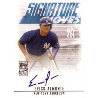 2003 Topps Traded Signature Moves Autographs #EA Erick Almonte B