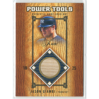 2003 Flair Power Tools Bats Gold #JGI Jason Giambi