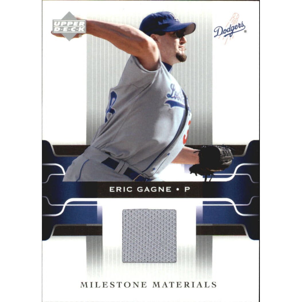 2005 Upper Deck Milestone Materials #EG Eric Gagne. rookie card picture