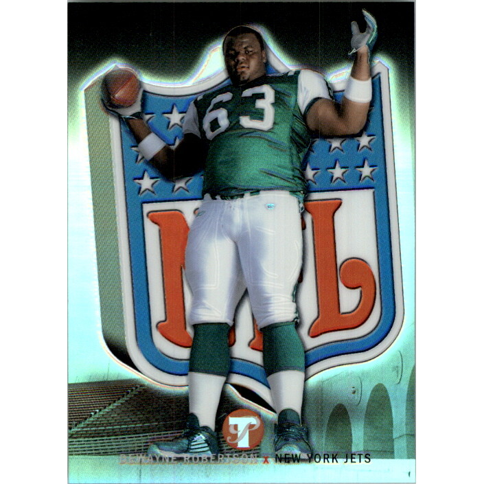 2003 Topps Pristine Refractors #91 DeWayne Robertson U. rookie card picture