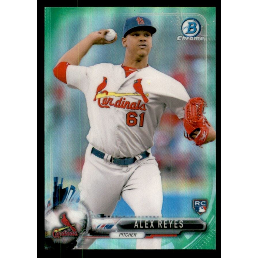 2017 Bowman Chrome Mini Green Refractors #98 Alex Reyes