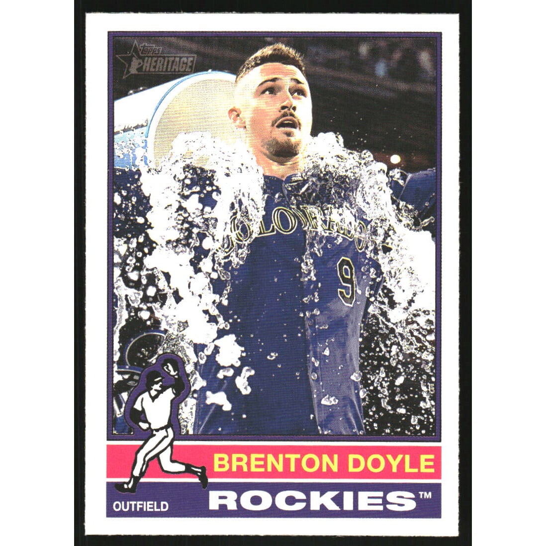 2025 Topps Heritage Image Variations #175 Brenton Doyle. rookie card picture