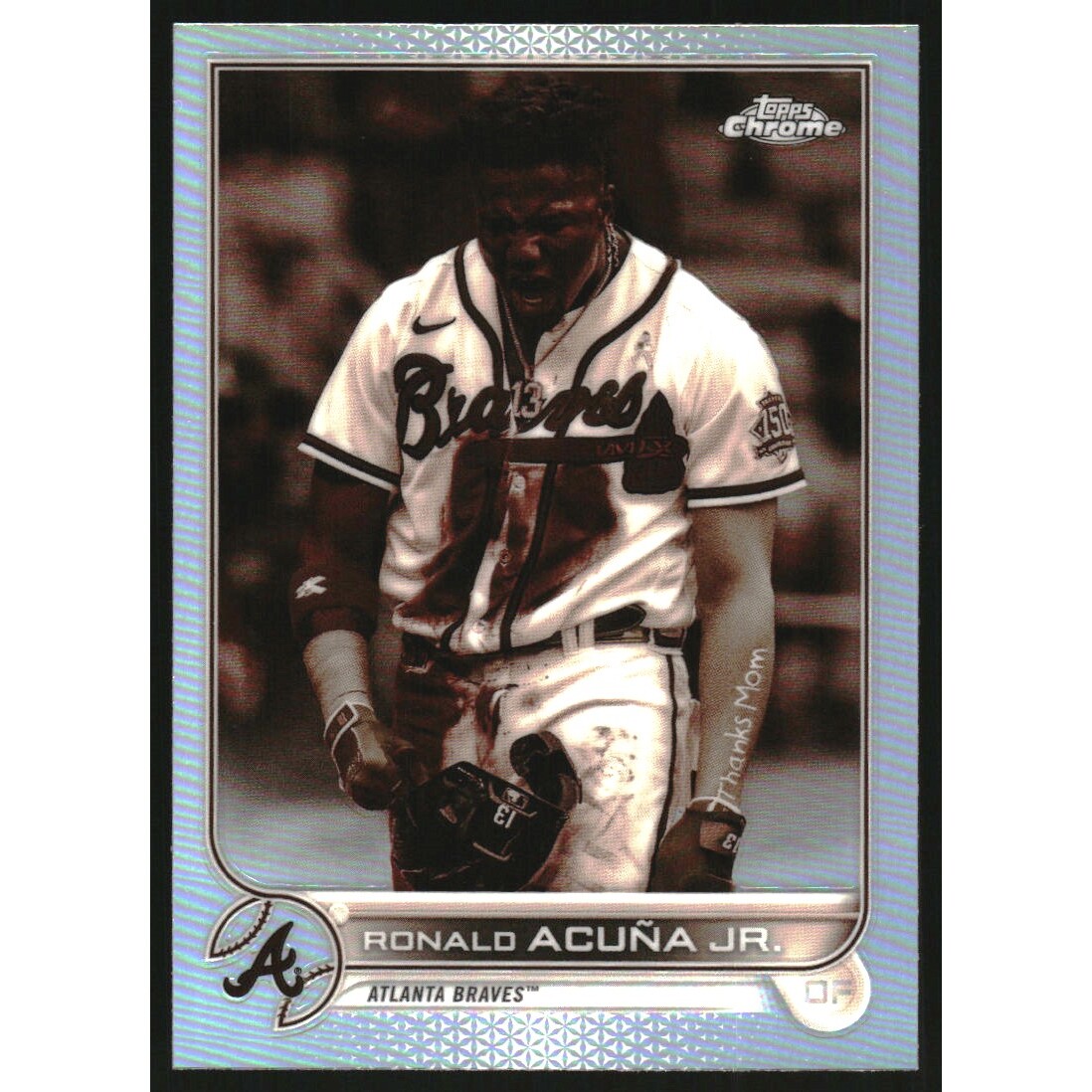 2022 Topps Chrome Sepia Refractors #165 Ronald Acuna Jr. 2022 Topps Chrome Sepia Refractors #165 Ronald Acuna Jr.