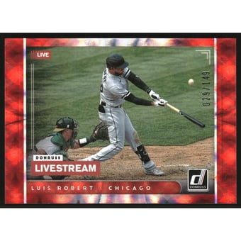 2021 Donruss Livestream Red #2 Luis Robert