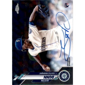 2020 Topps Chrome Rookie Autographs #RAJD Justin Dunn