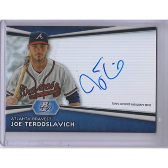2012 Bowman Platinum Prospect Autographs #JT Joe Terdoslavich