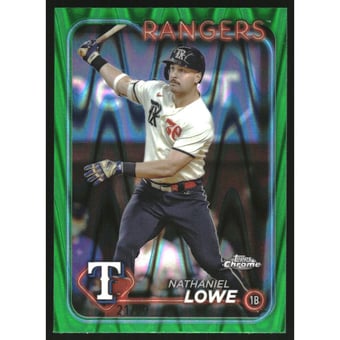 2024 Topps Chrome Green RayWave Refractors #252 Nathaniel Lowe