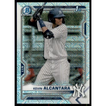 2021 Bowman Chrome Mega Box Prospects Refractors #BCP97 Kevin Alcantara