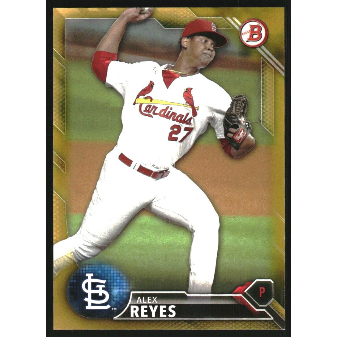 2016 Bowman Prospects Gold #BP108 Alex Reyes 2016 Bowman Prospects Gold #BP108 Alex Reyes