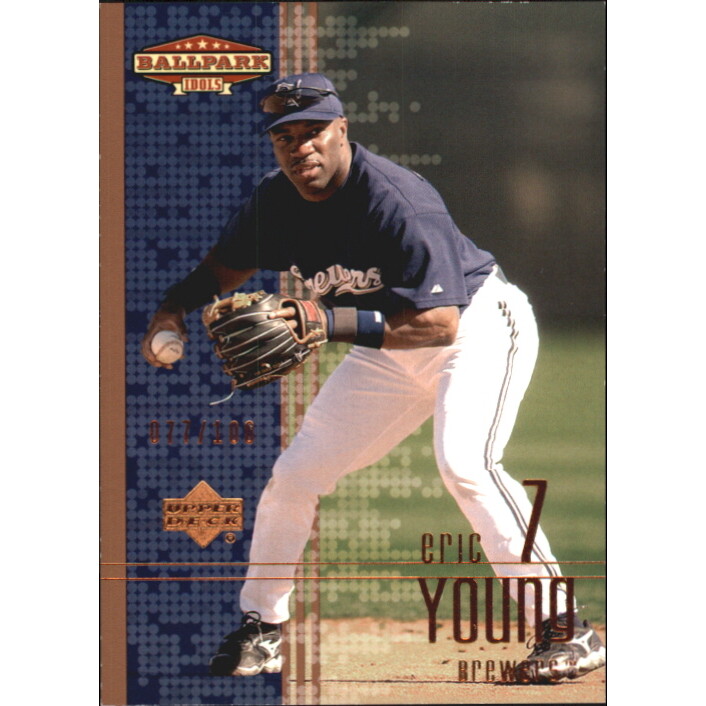 2002 Upper Deck Ballpark Idols Bronze #110 Eric Young. rookie card picture