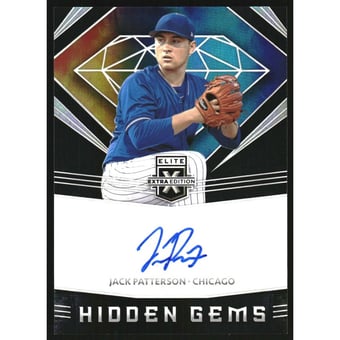 2020 Elite Extra Edition Hidden Gems Autographs #18 Jack Patterson