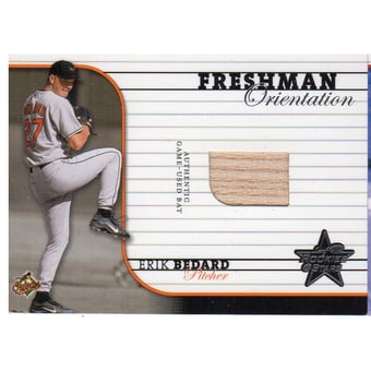 2002 Leaf Rookies and Stars Freshman Orientation #3 Erik Bedard Bat