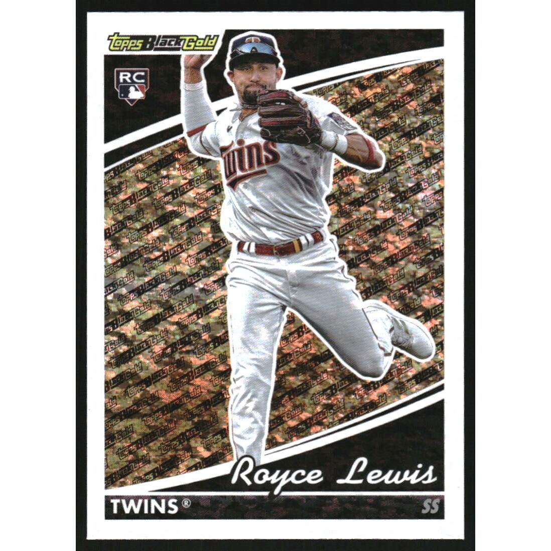 2022 Topps Update Black Gold #BG6 Royce Lewis. rookie card picture