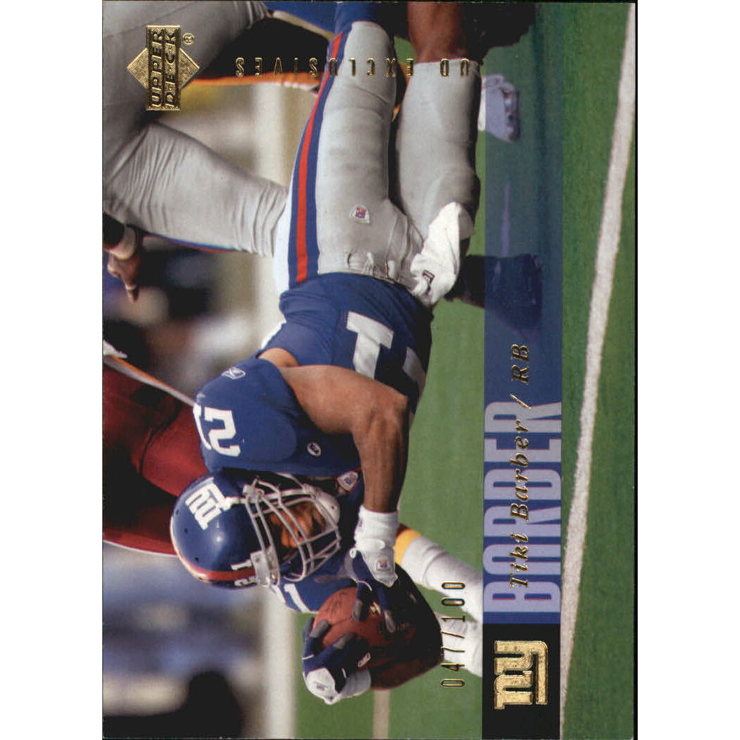 2006 Upper Deck UD Exclusive Gold #127 Tiki Barber