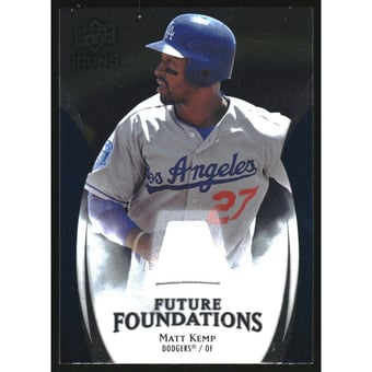 2009 Upper Deck Icons Future Foundations Jerseys #MK Matt Kemp