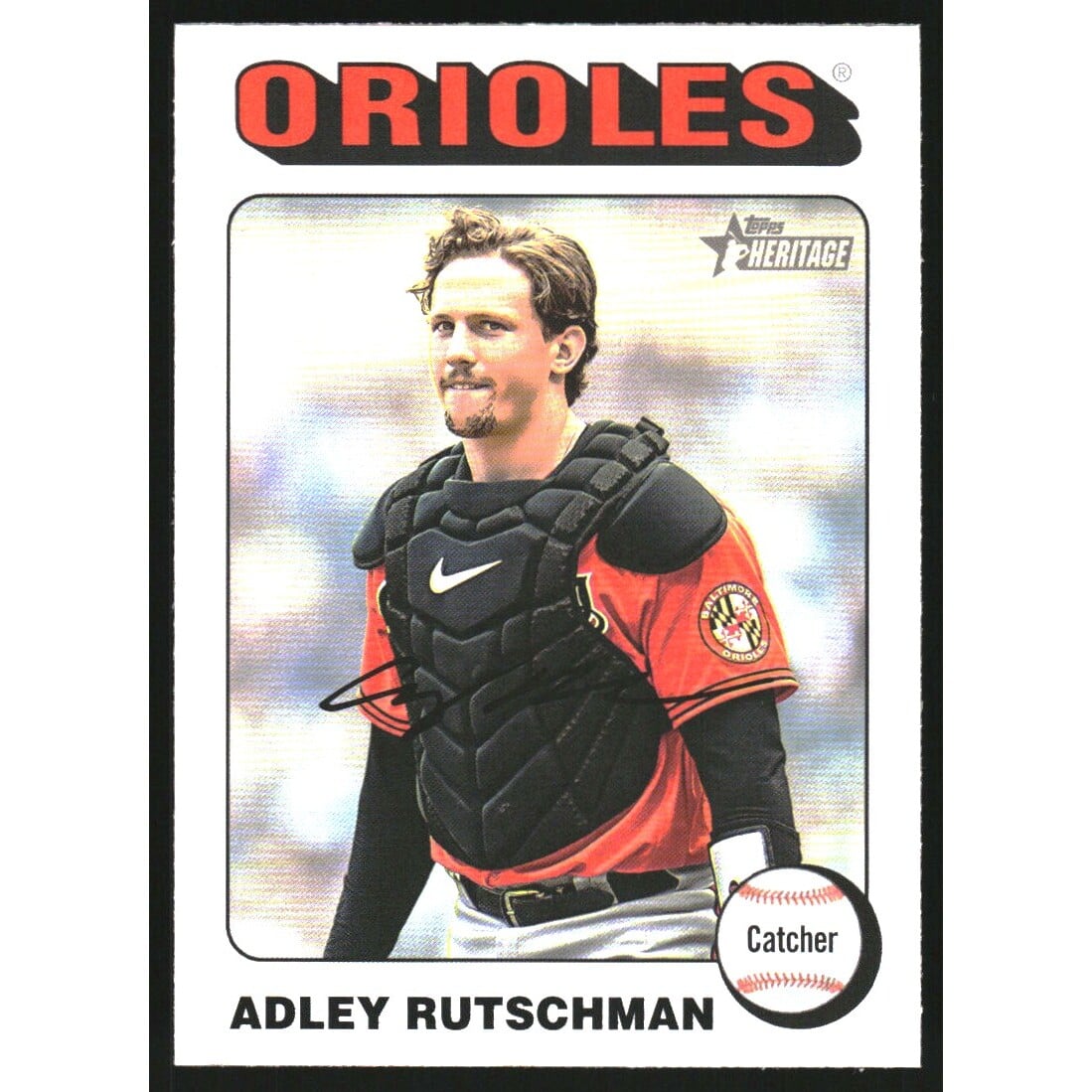 2024 Topps Heritage White Border #188 Adley Rutschman