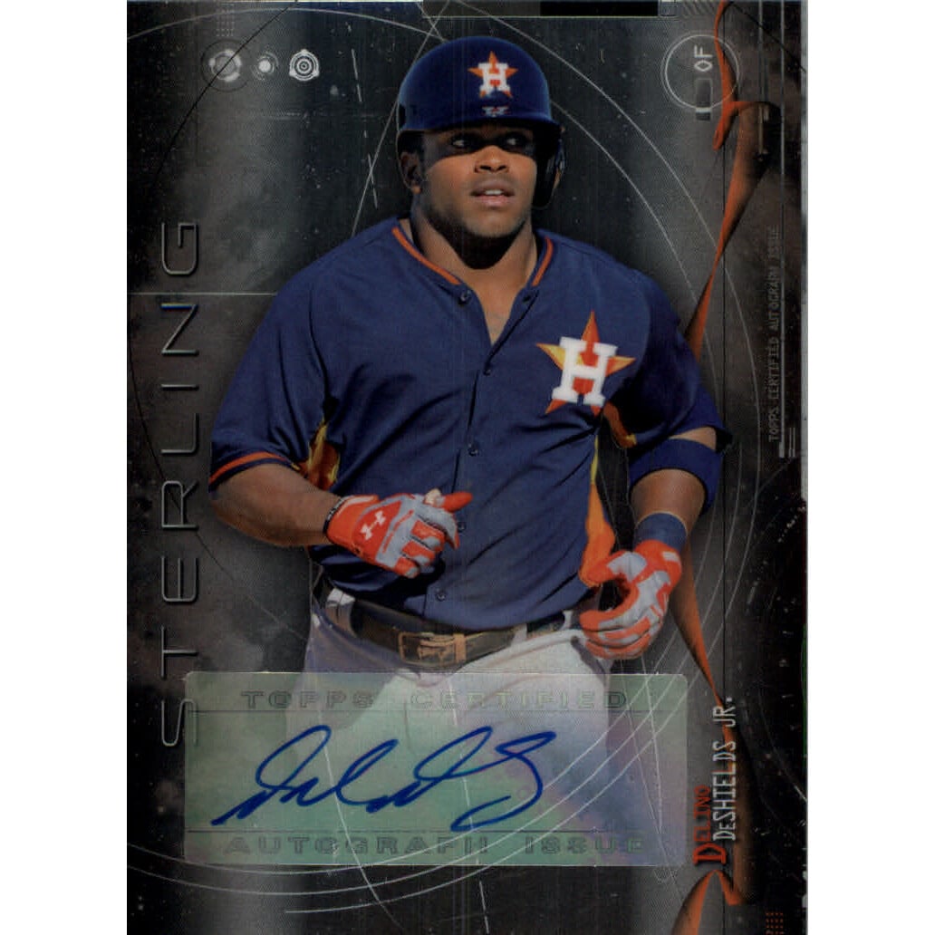 2014 Bowman Sterling Prospect Autographs #BSPADDE Delino DeShields Jr.
