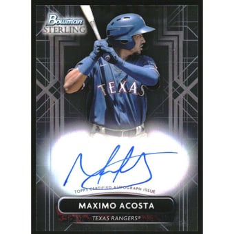 2022 Bowman Sterling Prospect Autographs #PAMA Maximo Acosta