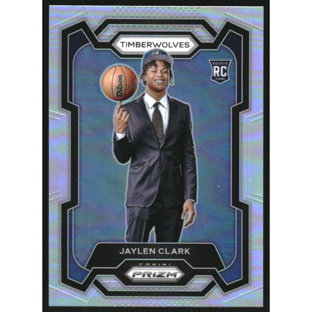 2023-24 Panini Prizm Prizms Silver #166 Jaylen Clark