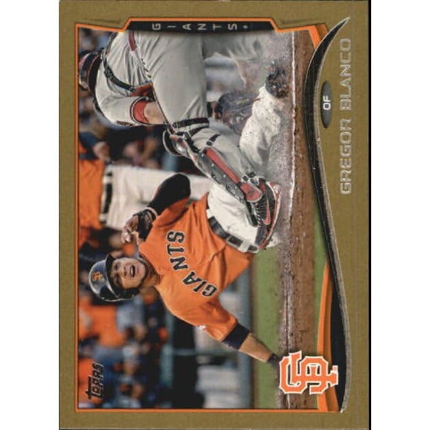 2014 Topps Mini Gold #270 Gregor Blanco. rookie card picture