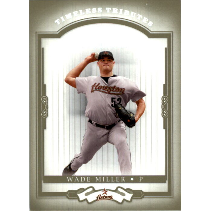 2004 Donruss Classics Timeless Tributes Green #41 Wade Miller. rookie card picture
