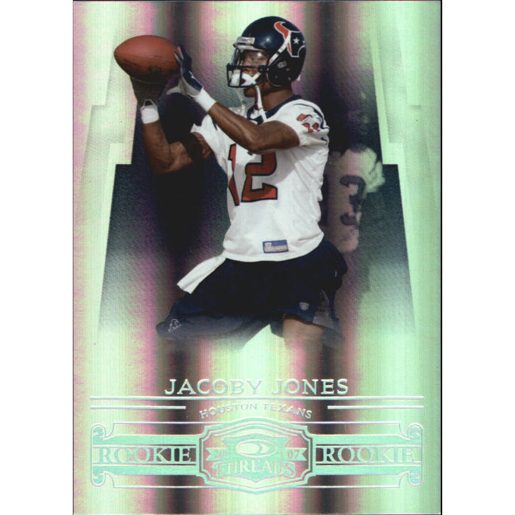 2007 Donruss Threads Silver Holofoil #194 Jacoby Jones