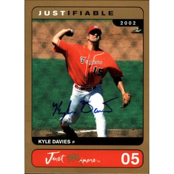 2002-03 Justifiable Autographs Gold #5 Kyle Davies