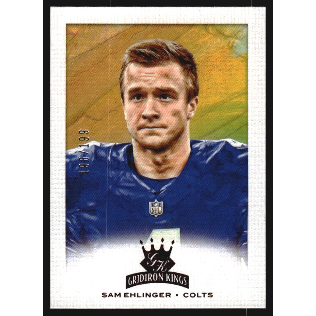 2021 Panini Chronicles Gridiron Kings Red #10 Sam Ehlinger. rookie card picture